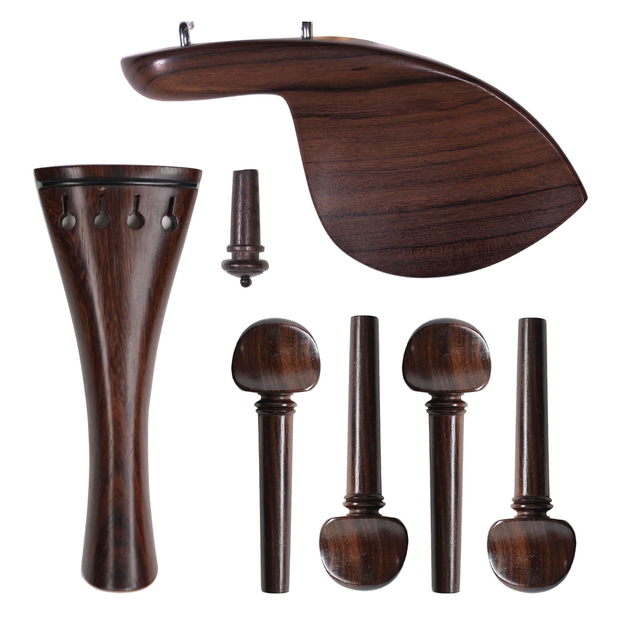 Supreme French Rosewood Violin Fittings Set