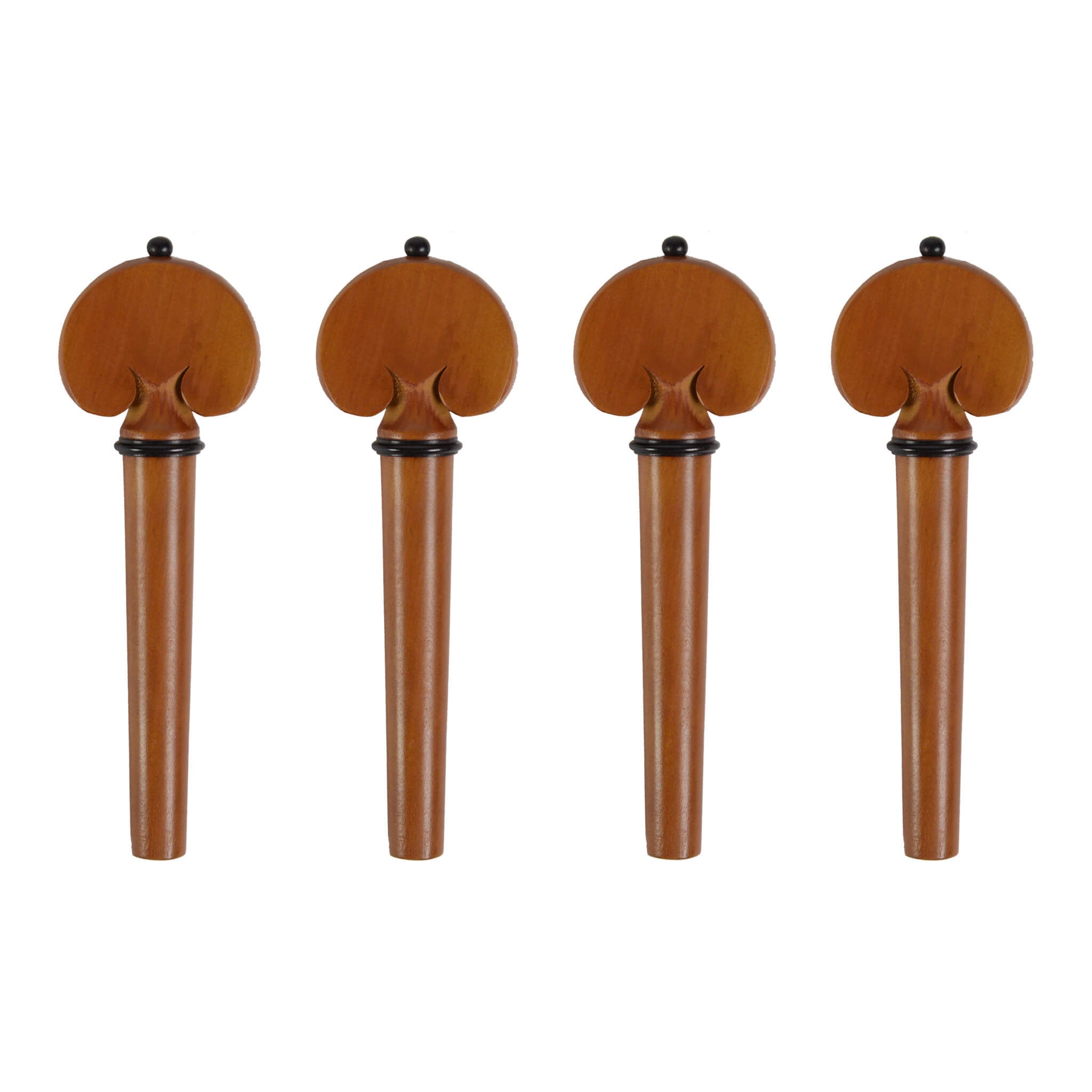 Supreme Heart Shaped Boxwood Cello Peg Set