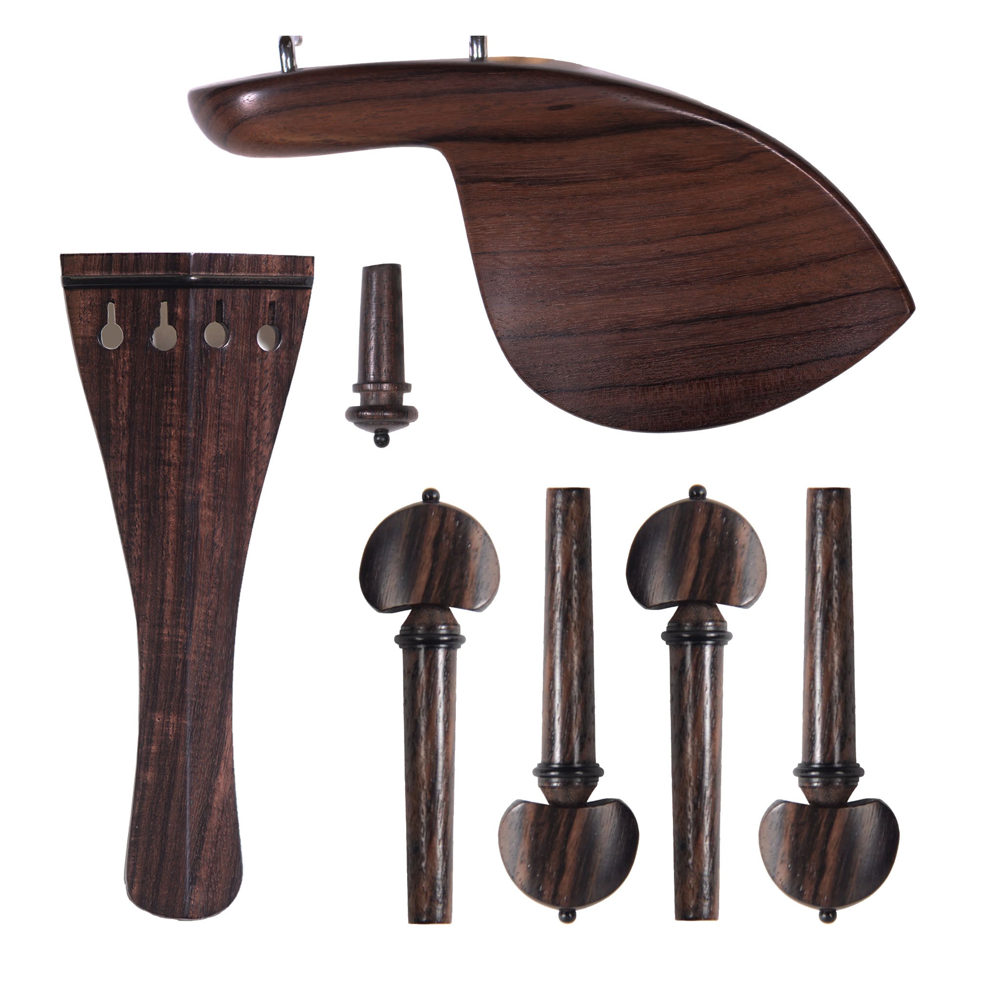 Supreme Hill Rosewood Violin Fittings Set