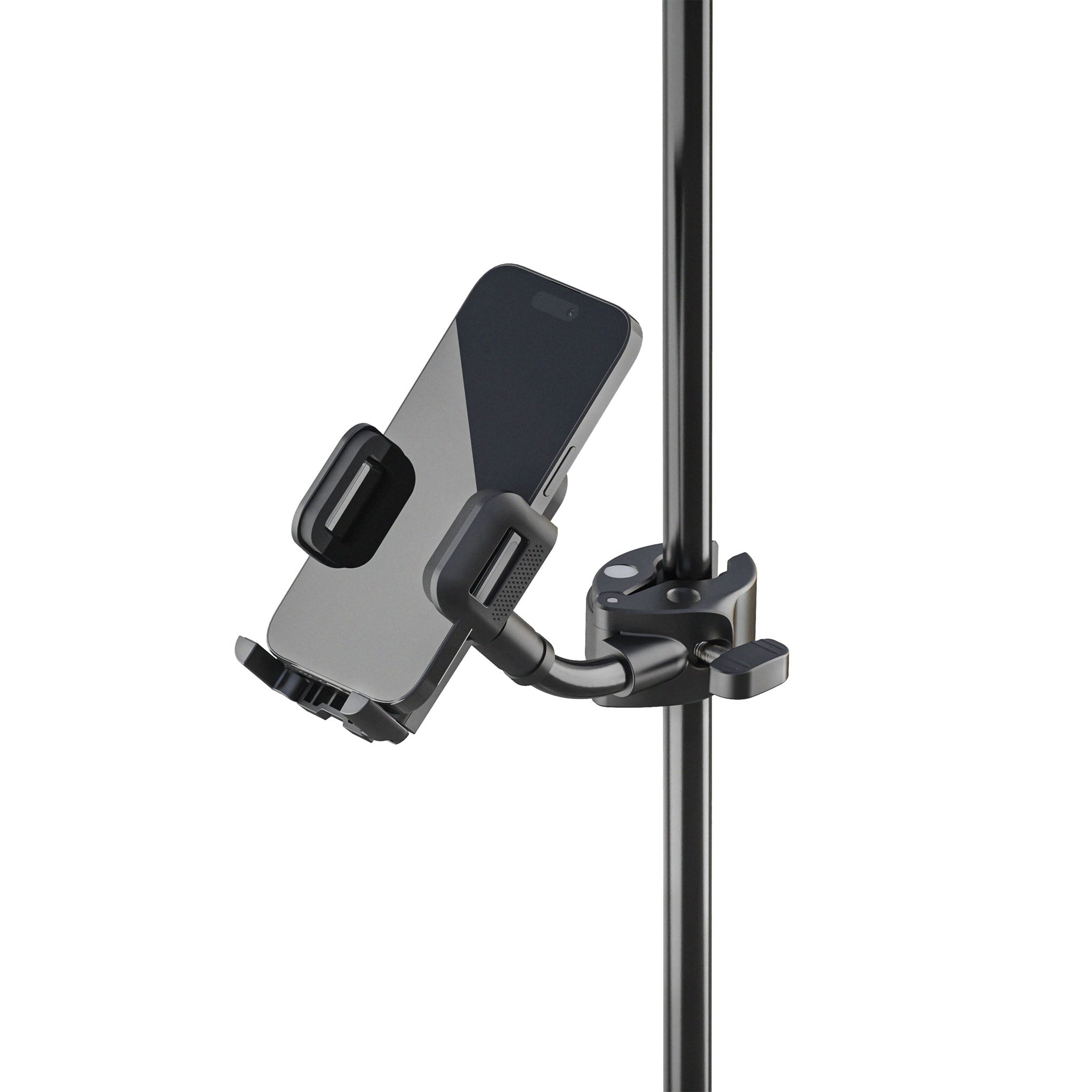 K&M 19761 Mic/Music Stand iPhone/Smartphone Holder