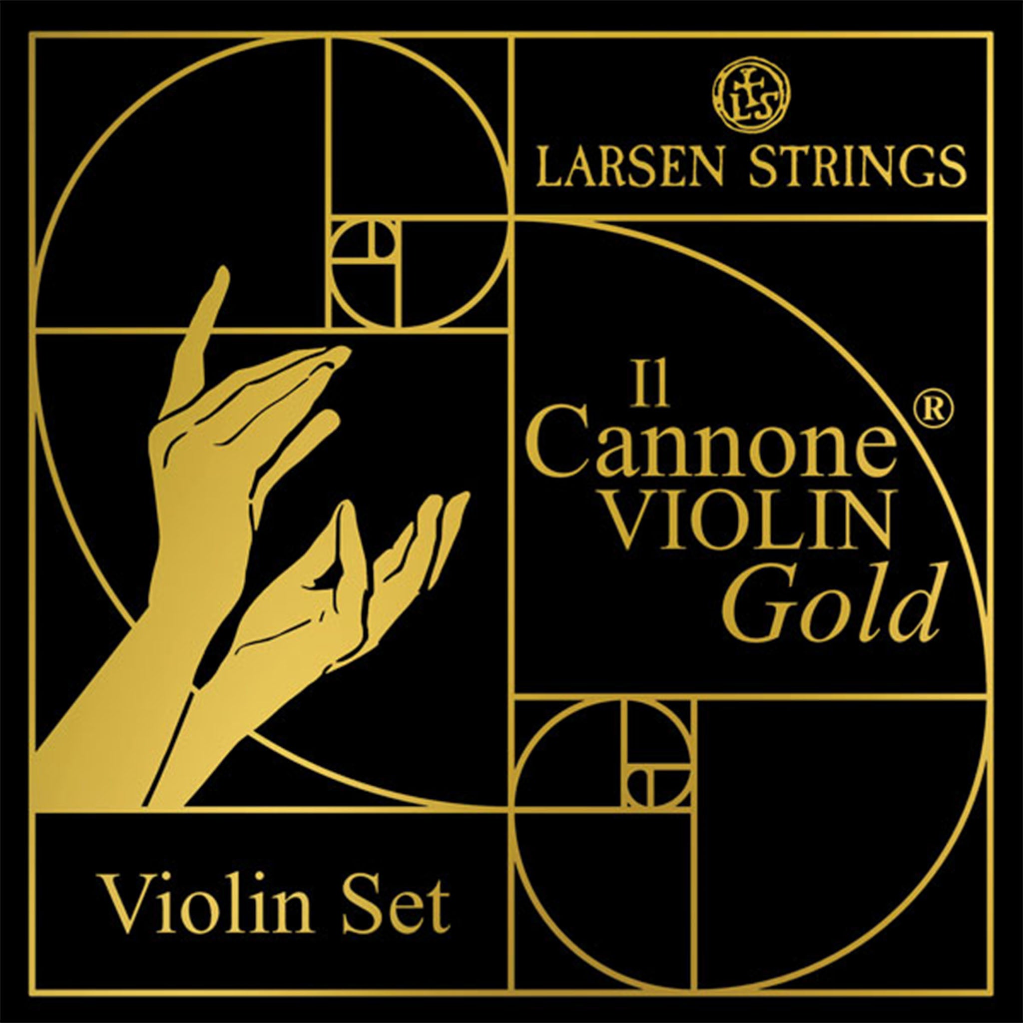 Larsen Il Cannone Gold Violin String Set