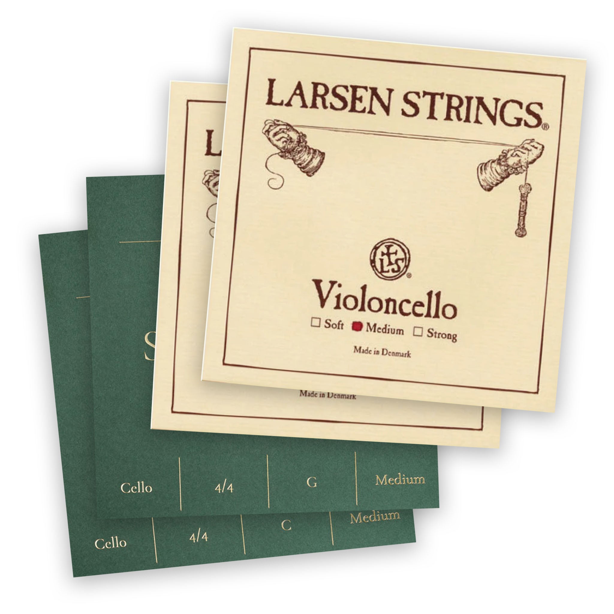 Larsen Original A & D, Sovereign G & C Combo Cello String Set