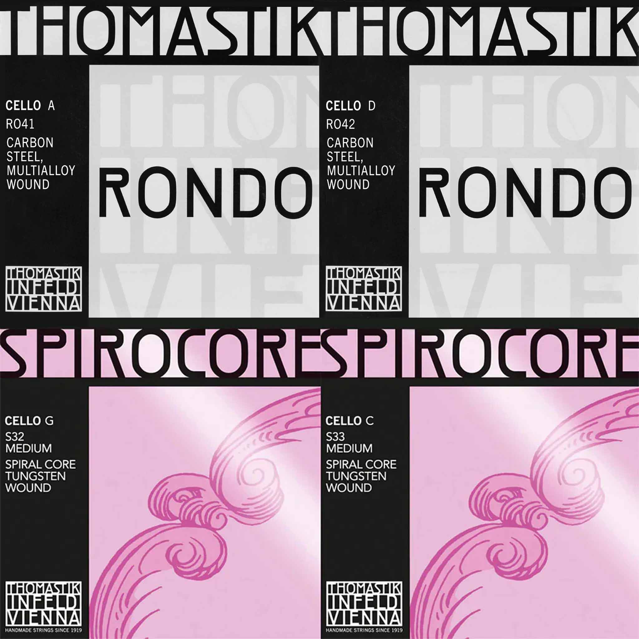 Thomastik "Spi-Rondo" Combo Cello String Set