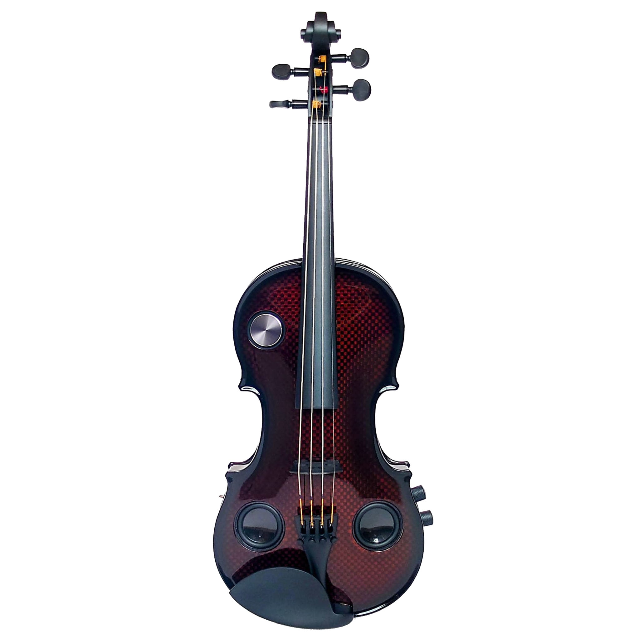 Volta Glassertron Carbon Composite Hybrid Electric Violin with Speakers & Reverb
