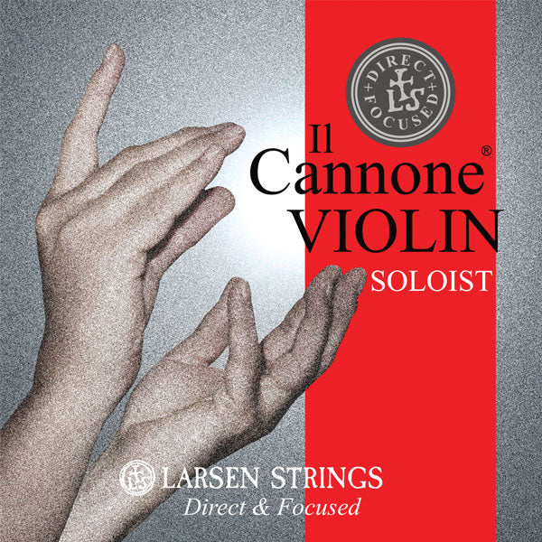 Larsen Il Cannone Soloist Violin String Set, Direct & Focused