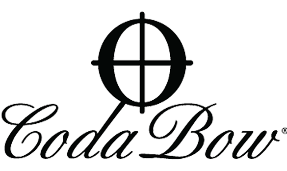 Codabow Logo: Maker of bows for string instruments