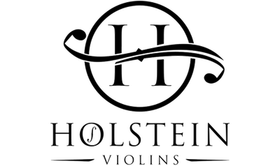Holstein Violins Logo: Maker of intermediate to professional level violins, violas, and cellos.