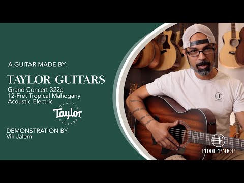 Taylor Grand Concert 322e 12-Fret Tropical Mahogany Acoustic-Electric