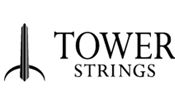 Tower Strings Logo: Maker of beginner violins, violas and cellos