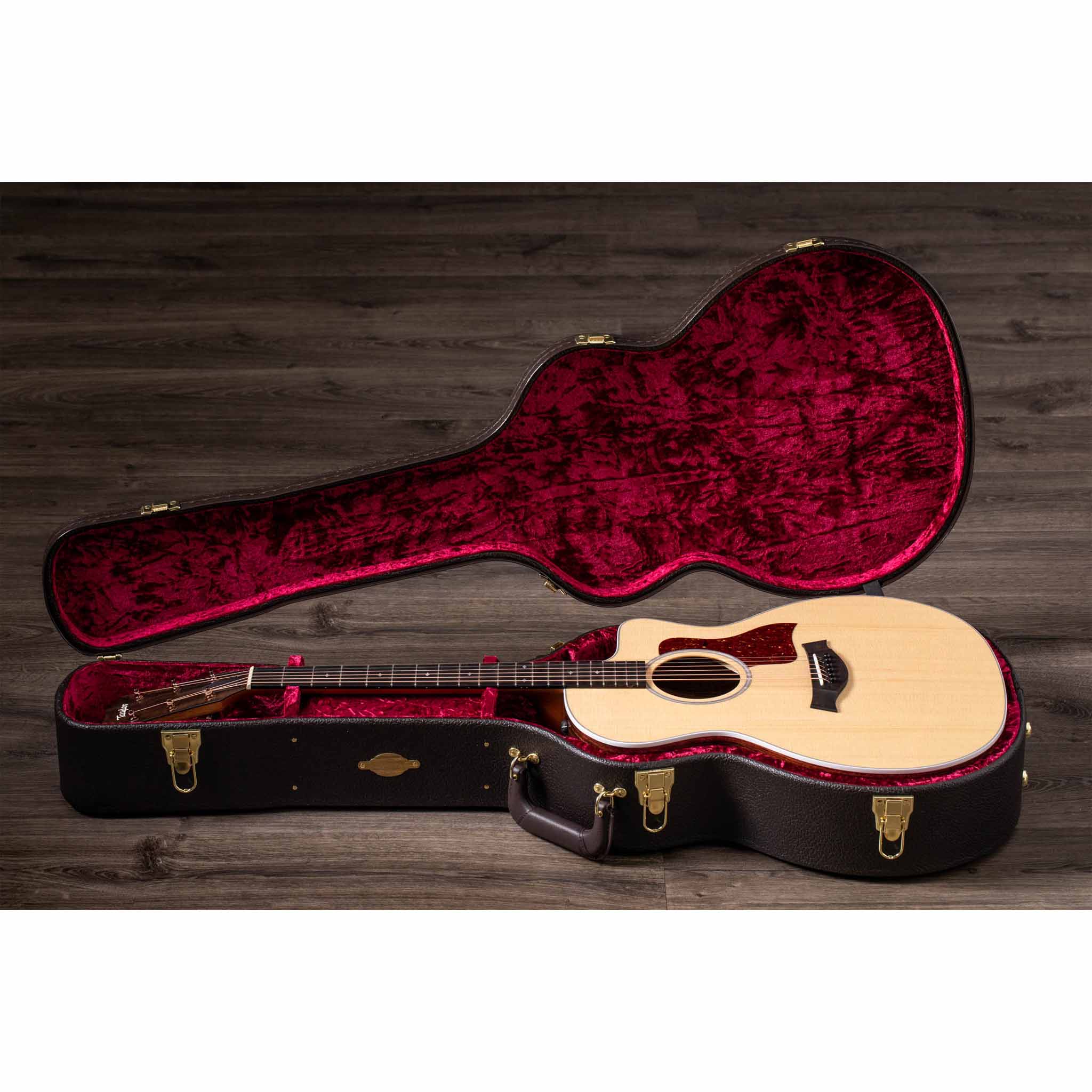Taylor 214ce DLX Layered Rosewood Acoustic-Electric Guitar