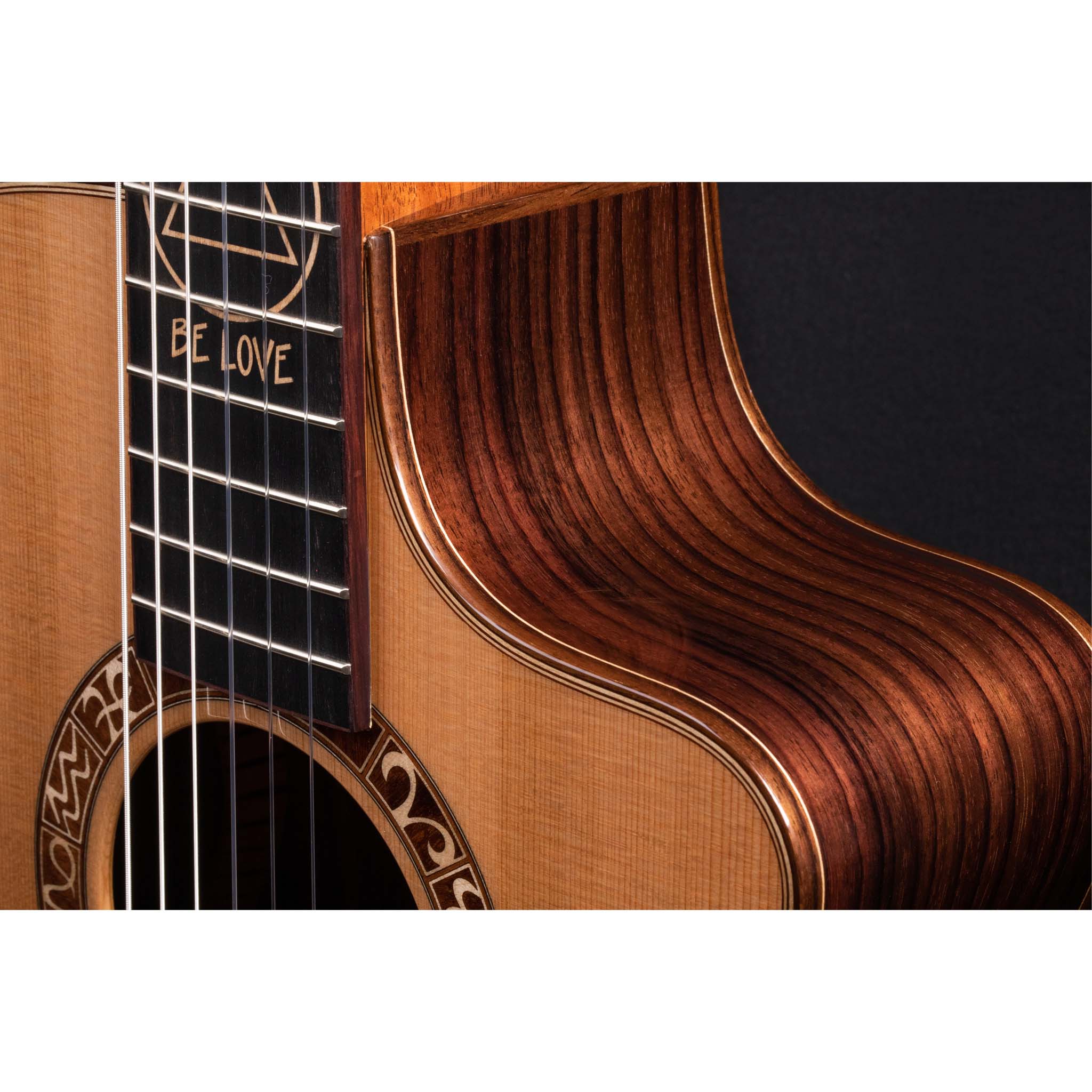Taylor Jason Mraz Signature Model JMSM Indian Rosewood Acoustic-Electric Classical Guitar