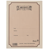 Archives Standard Bound Manuscript Paper Book
