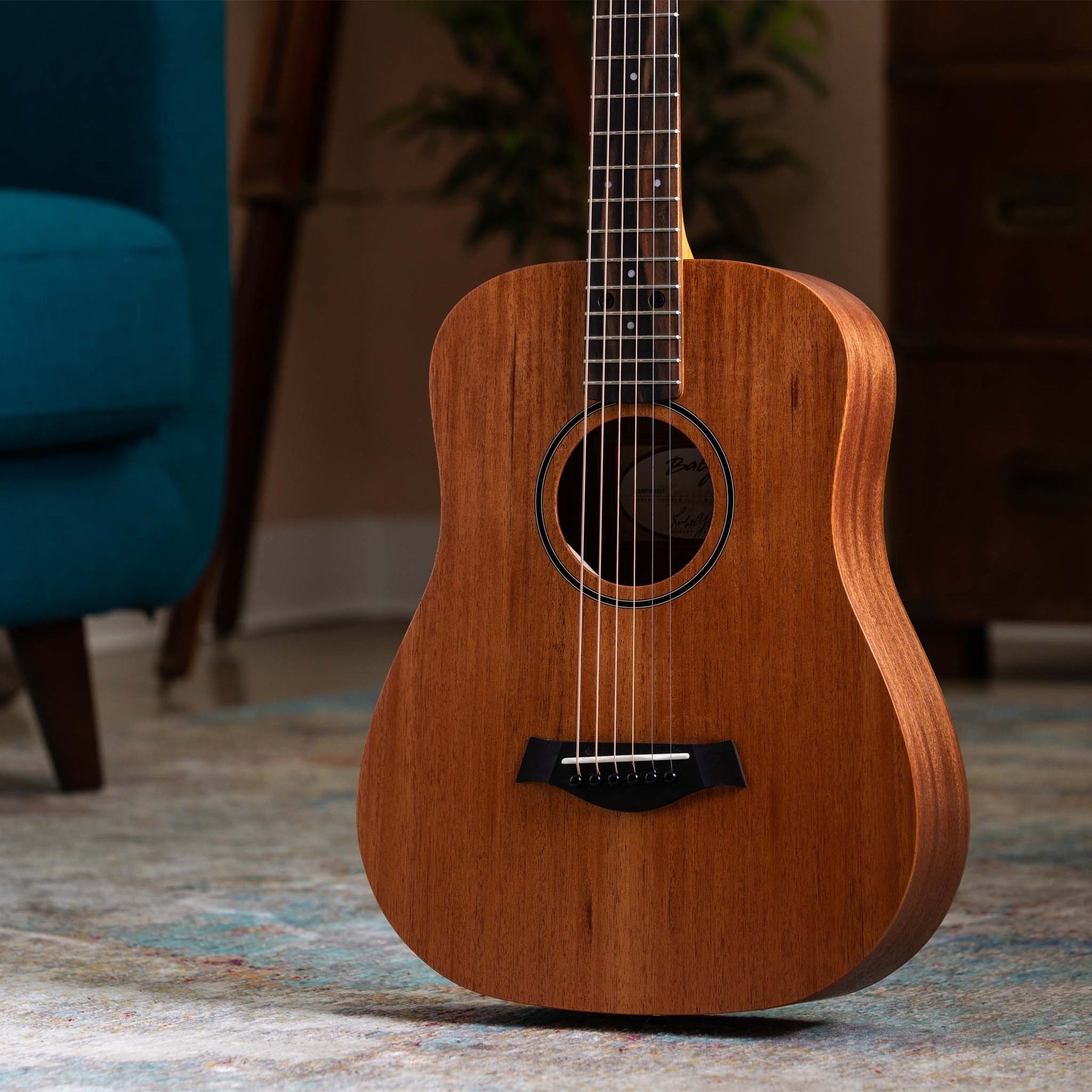  Taylor Guitars Baby Taylor, BT2, Mahogany, Natural, Left :  Musical Instruments