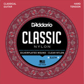 D'Addario EJ27H Student Nylon Classical Guitar String Set, Hard