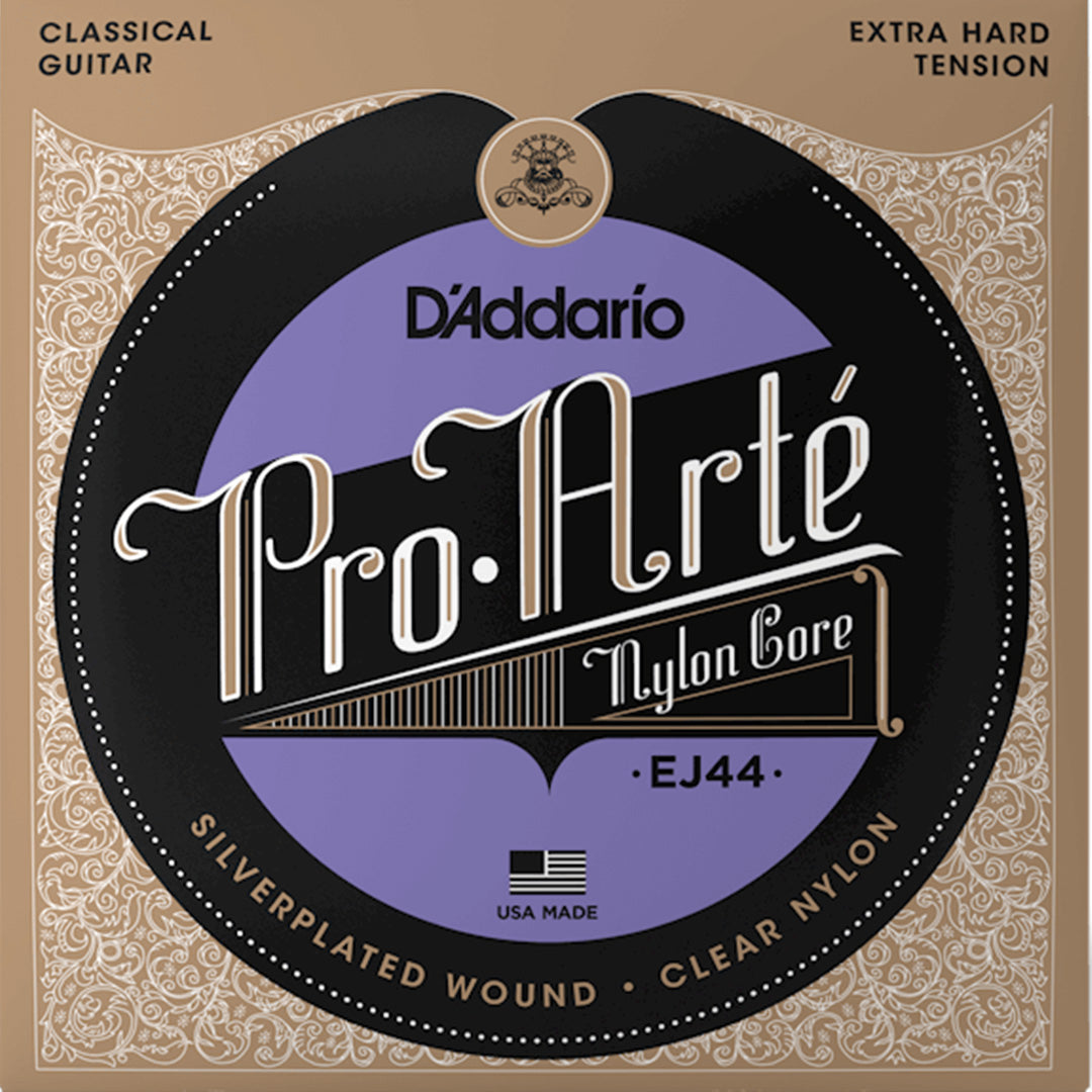 D'Addario EJ44 Pro-Arté Nylon Classical Guitar String Set, Extra Hard