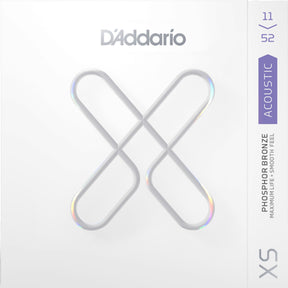 D'Addario XS Phosphor Bronze Acoustic Guitar String Set, Custom Light
