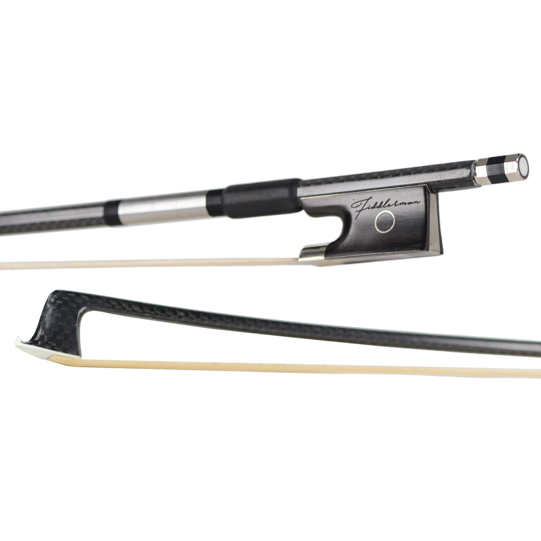B-Stock Fiddlerman Carbon Fiber Weave Violin Bow