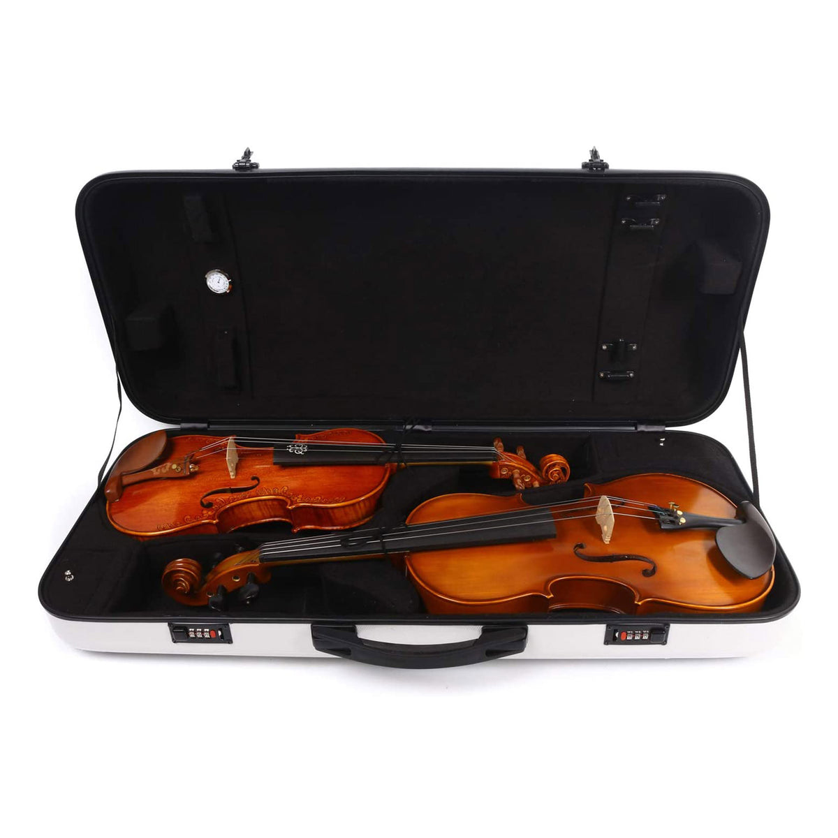 Fiberglass Double Violin and Viola Case