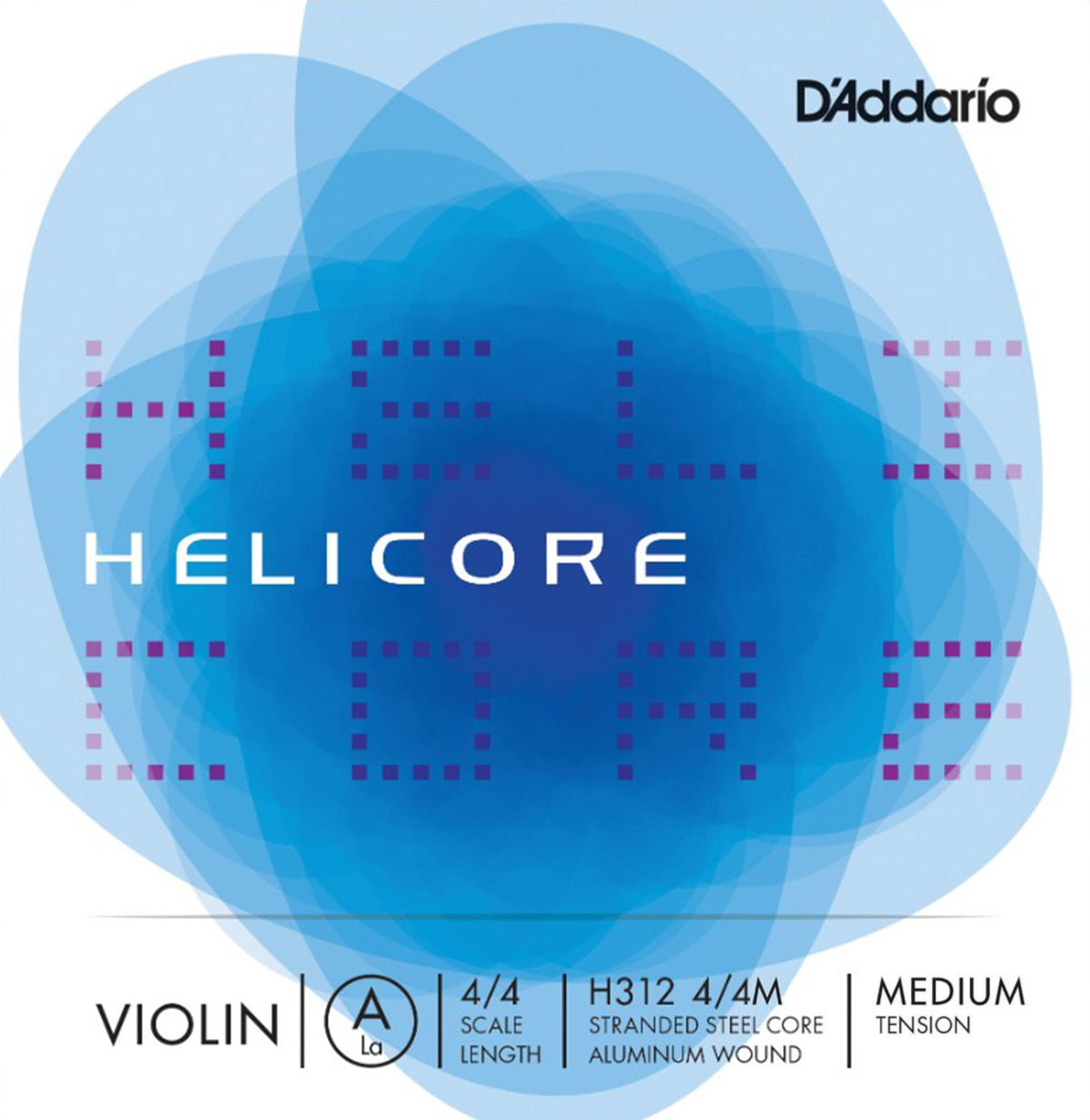 D'Addario Helicore Violin A String, Aluminum Wound