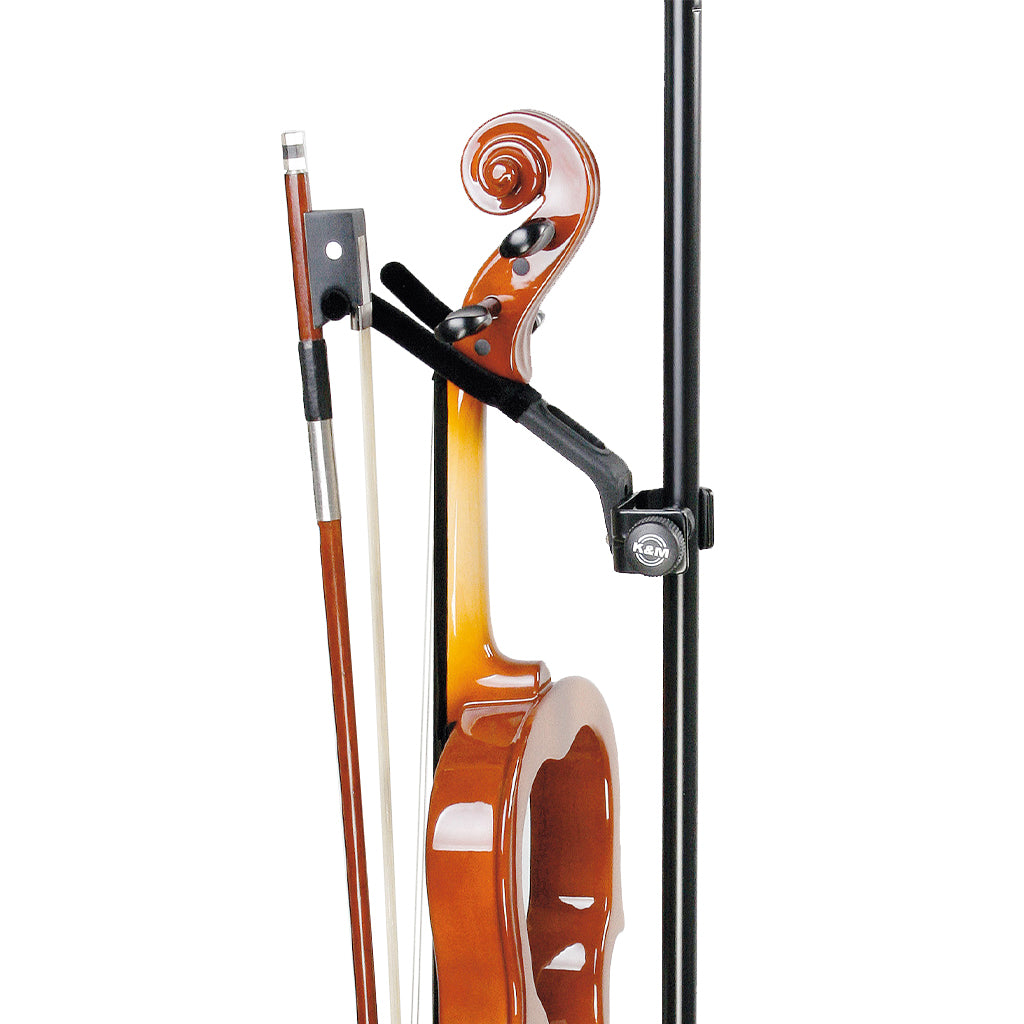 K&M Music/Mic Stand Violin Holder