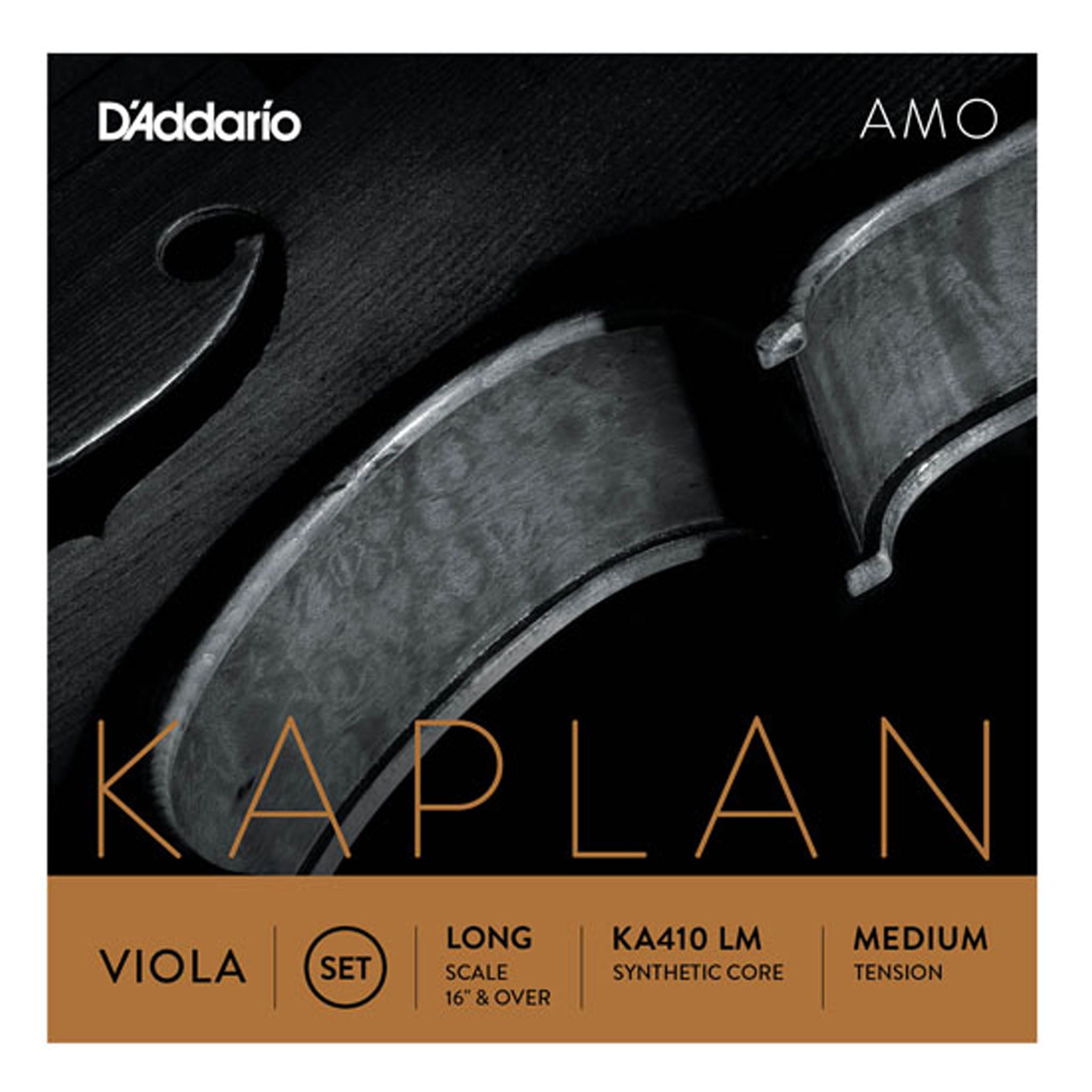 D'Addario Kaplan Amo Viola String Set Long Scale