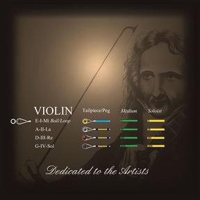 Il Cannone Violin Strings - Set Medium / Soloist