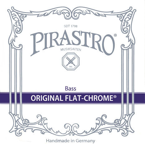 Pirastro Original Flat Chrome Bass G String, Orchestra Tuning