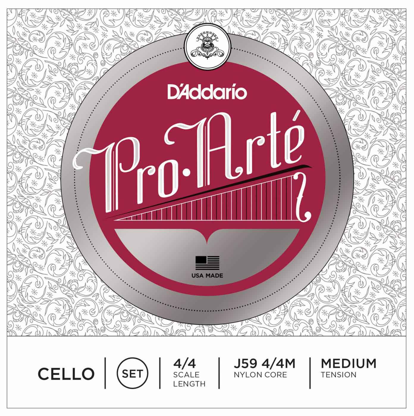 D'Addario Pro-Arté Cello G String, Nylon/Silver
