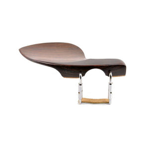 Guarneri Model Violin Chinrest - Silver Hardware