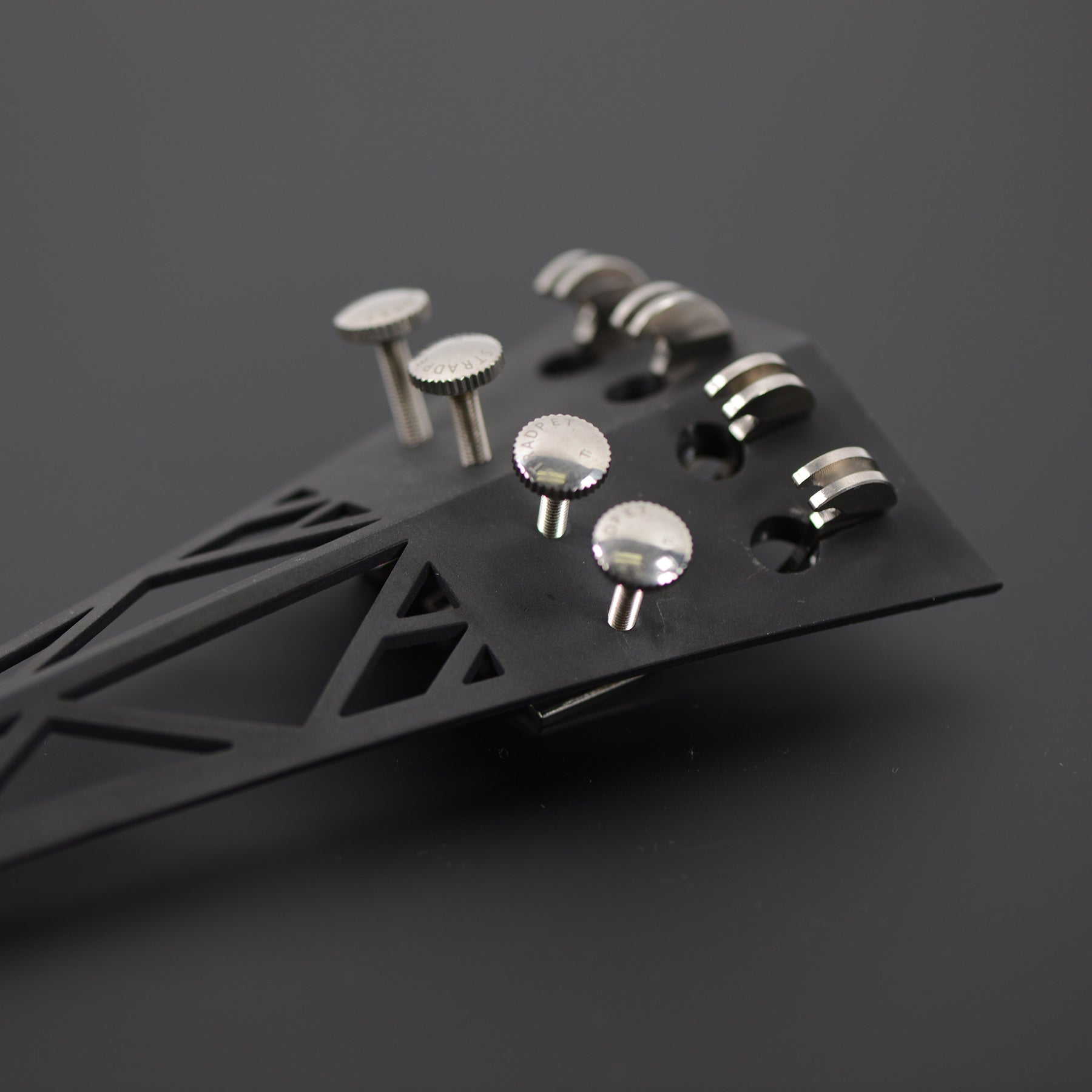 Stradpet Titanium Cello Tailpiece with Fine Tuners