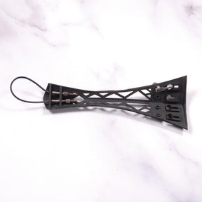 Stradpet Titanium Violin Tailpiece with Single Fine Tuner