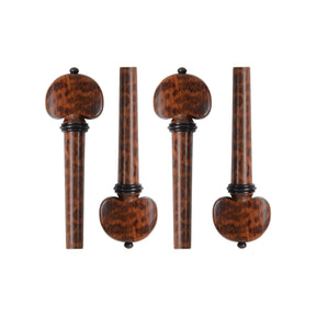 Supreme Snakewood Violin Fittings Set