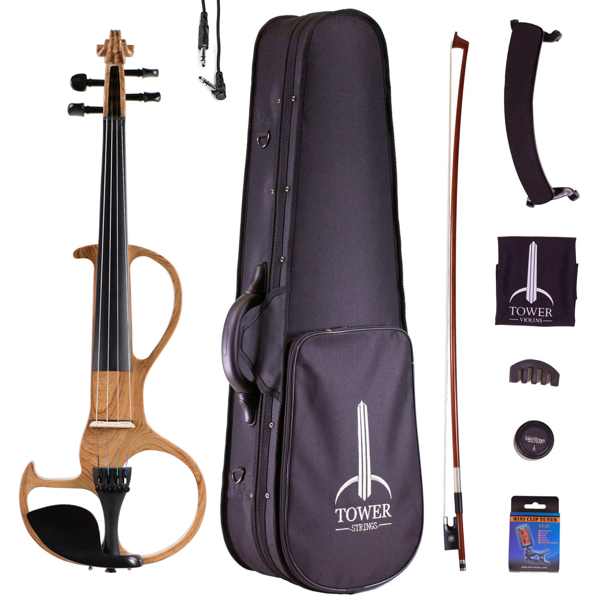 Tower Strings Electric Violin Outfit