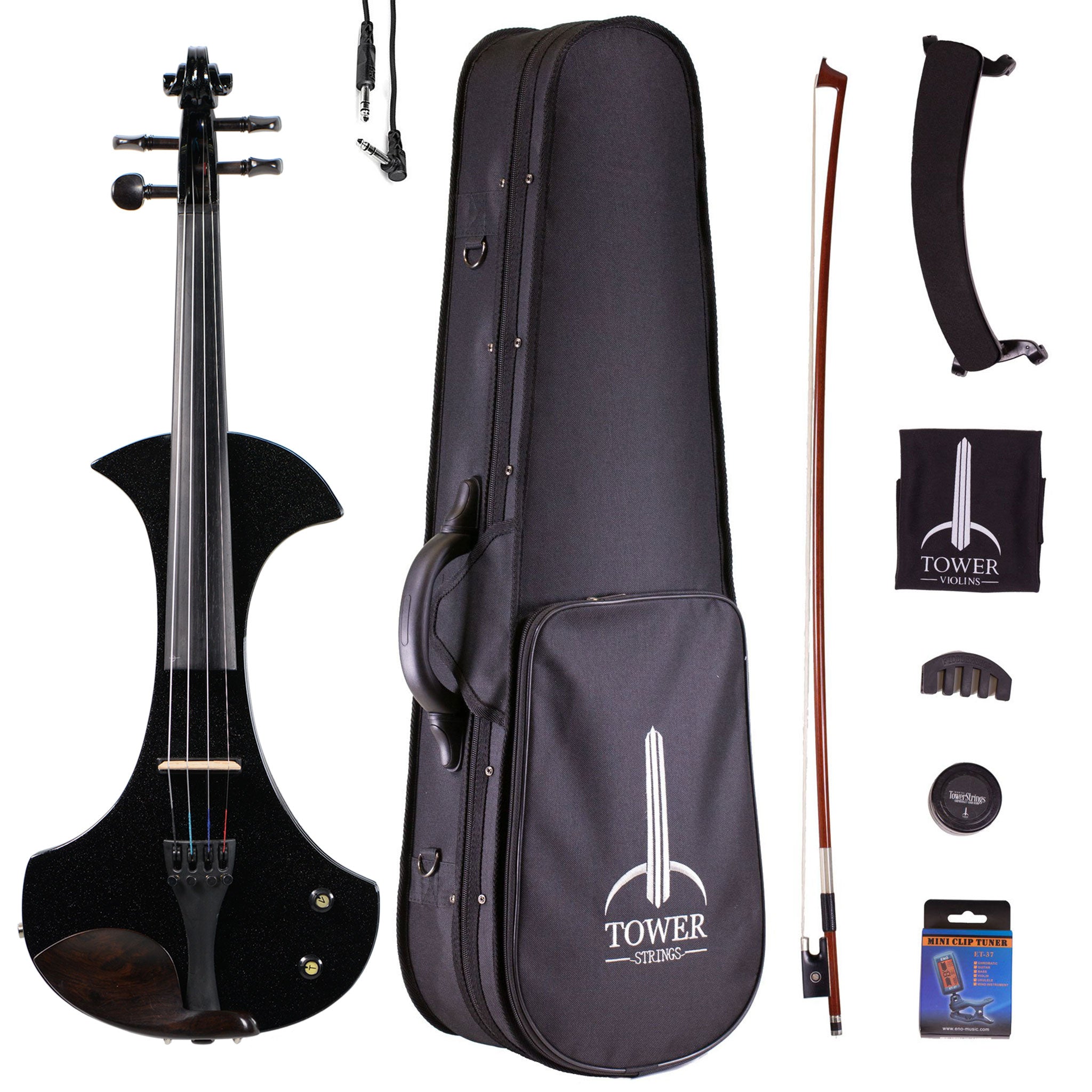Tower Strings Electric Pro Violin Outfit