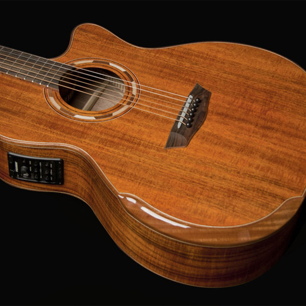 Washburn Comfort G55CE Koa Acoustic-Electric Guitar