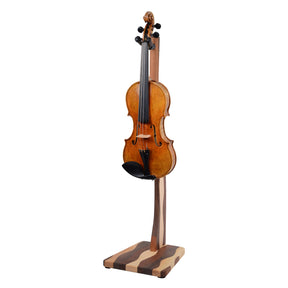 Zither Handcrafted Solid Wood Violin/Viola Stand with Bow Holder