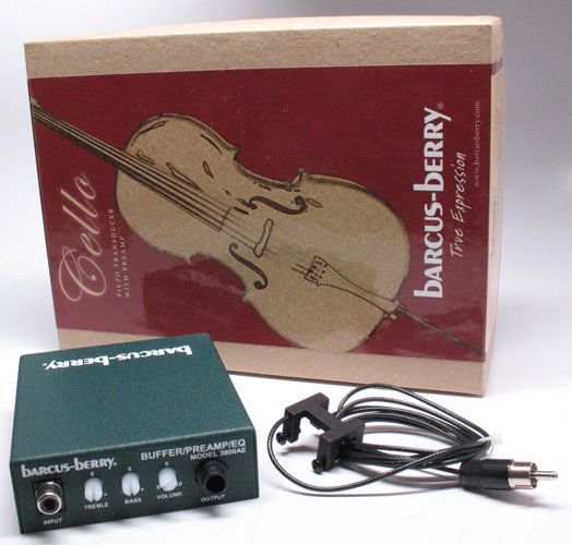 Barcus Berry Cello Pickup with Preamp 3125