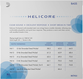 D'Addario Helicore Orchestral Bass Ext. C String