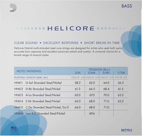D'Addario Helicore Hybrid Bass A String