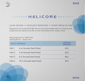 D'Addario Helicore Solo Bass String Set