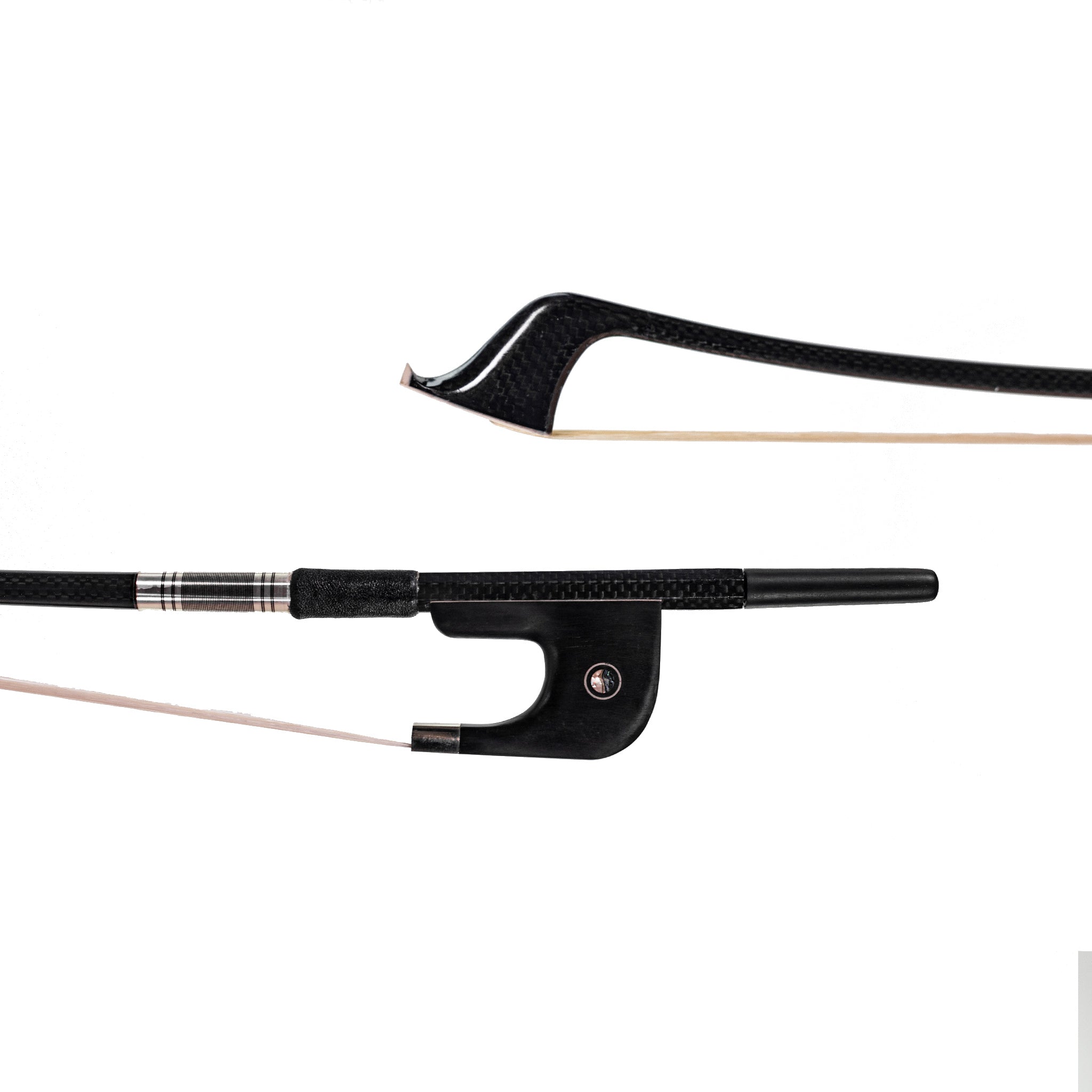 Fiddlerman Braided Carbon Fiber 3/4 Double Bass Bow - German
