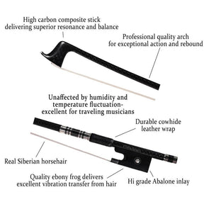 Fiddlerman Carbon Fiber Weave Violin Bow (Previous Model)