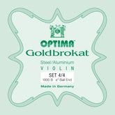 Optima Goldbrokat Violin String Set