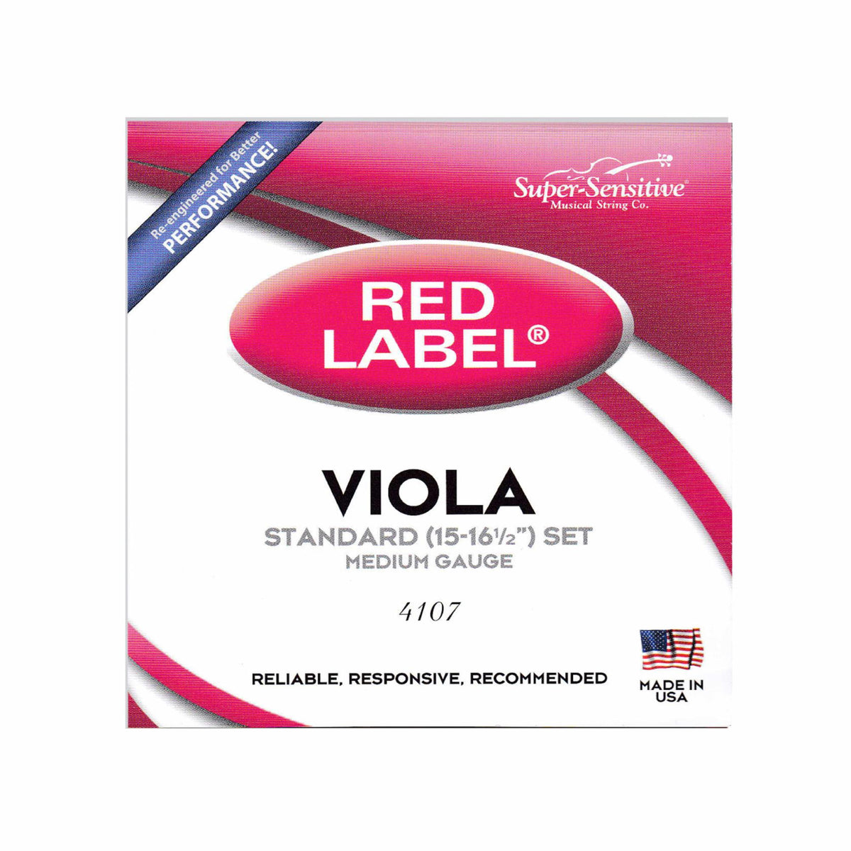 Red Label Viola C String Nickel