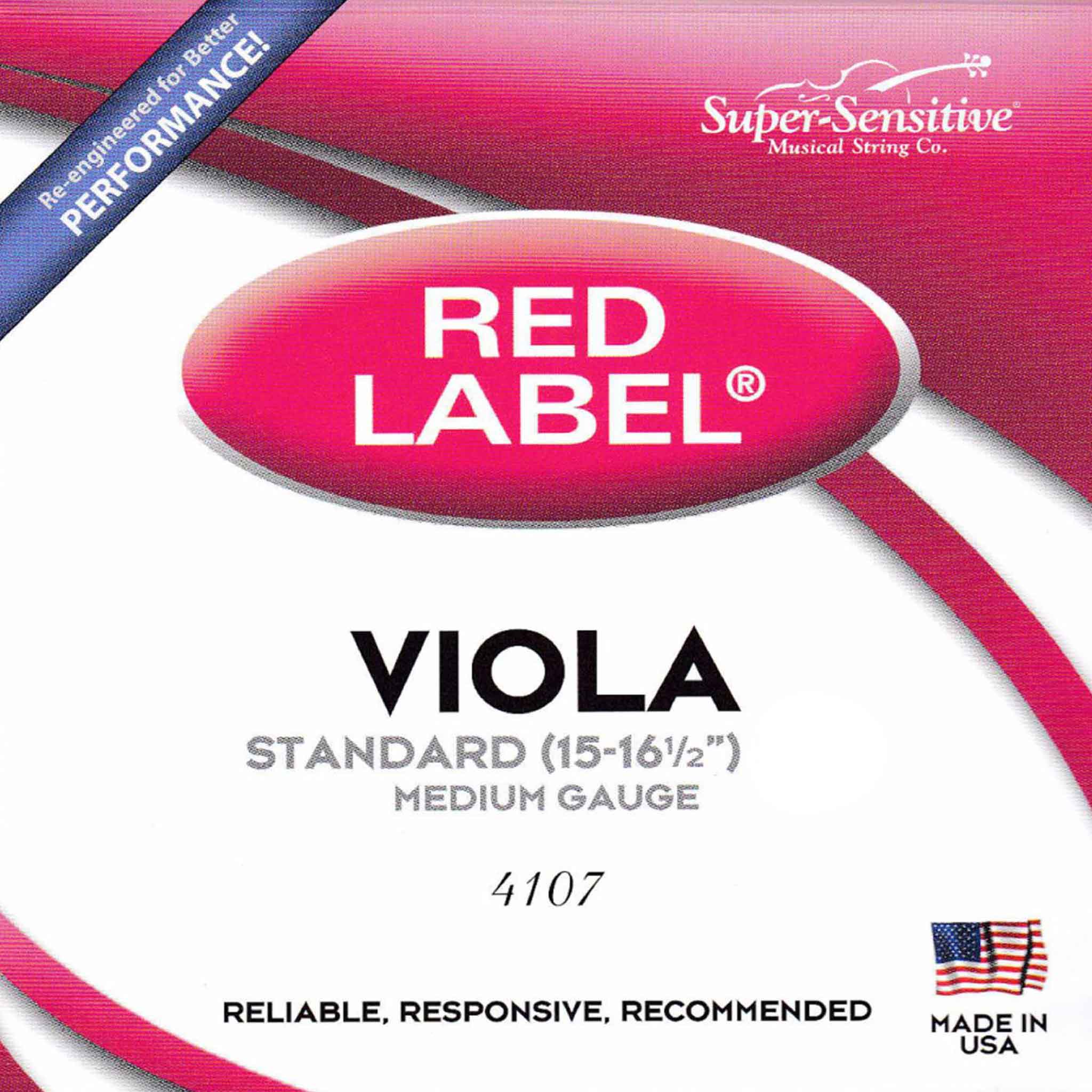 Red Label Viola G String Nickel